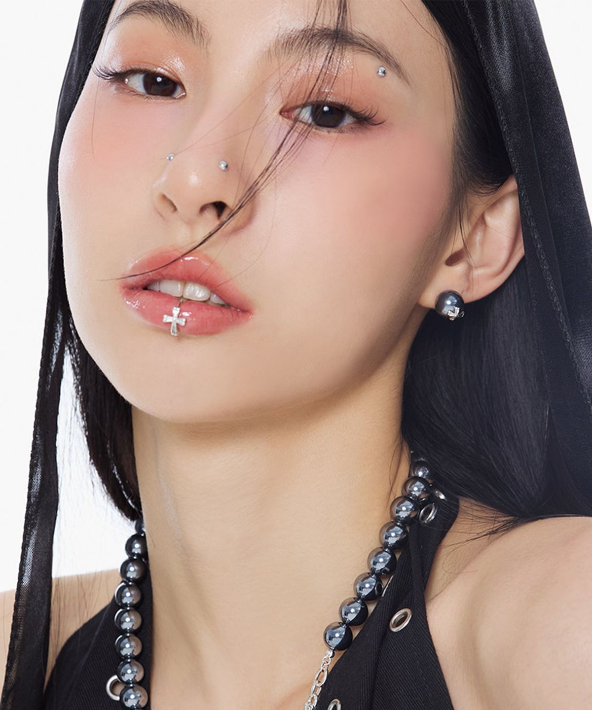 님부스(NIMBUS) 샤인 크로스 테라헤르츠 이어링 (10MM)