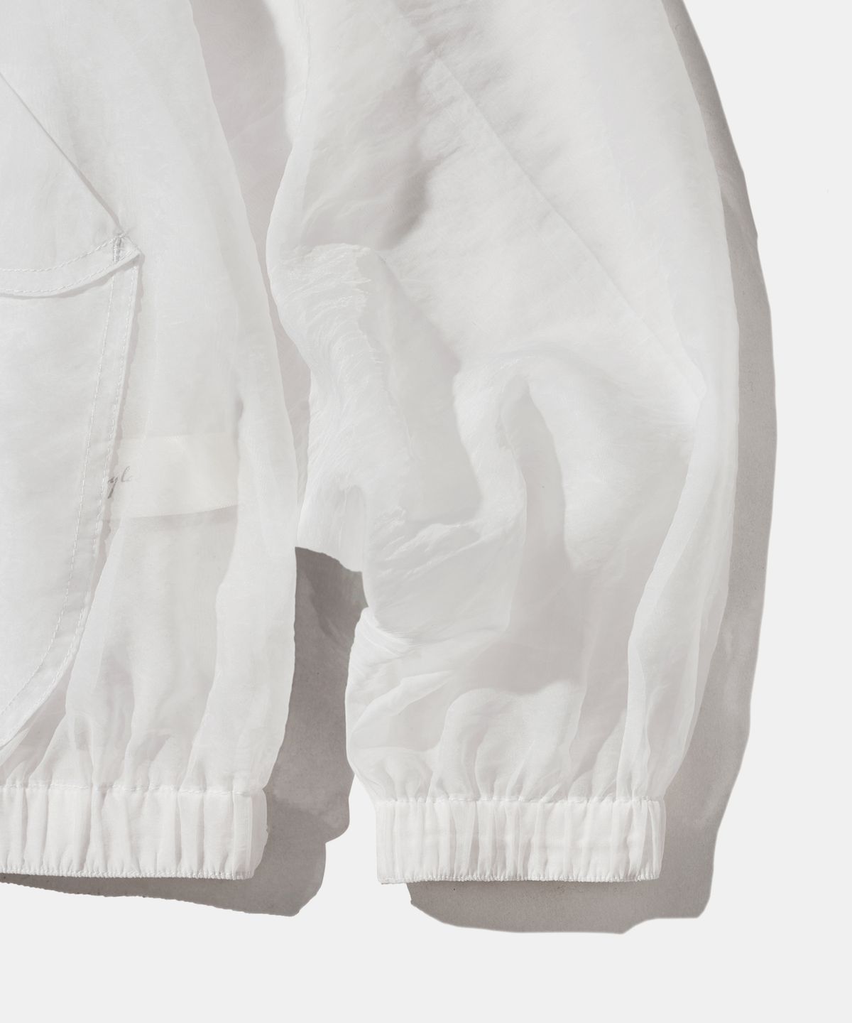 다이아몬드 레이라(DIAMOND LAYLA) Shadow Organza Bomber Jacket J35 Cloud Veil