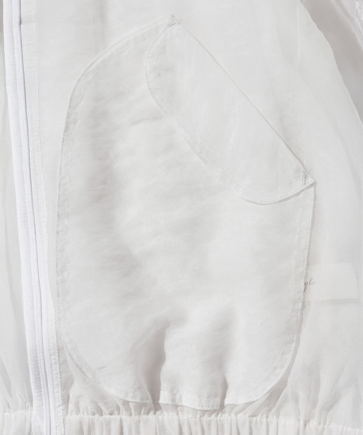 다이아몬드 레이라(DIAMOND LAYLA) Shadow Organza Bomber Jacket J35 Cloud Veil