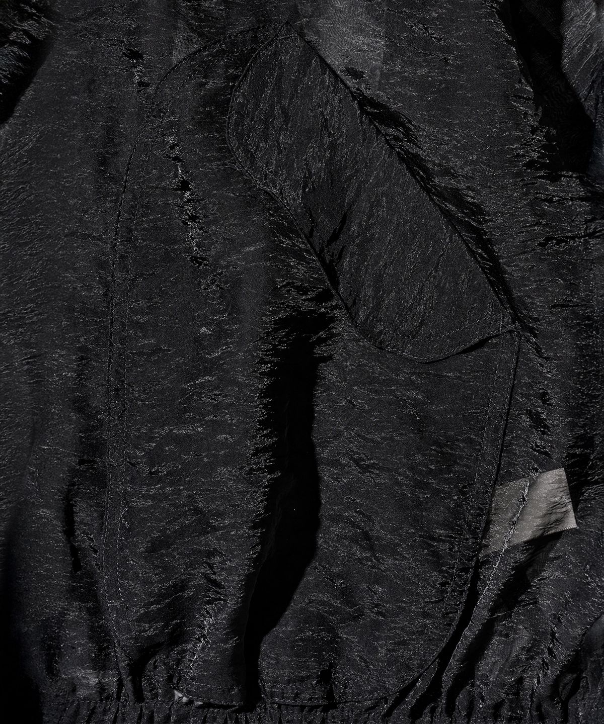 다이아몬드 레이라(DIAMOND LAYLA) Shadow Organza Bomber Jacket J35 Black