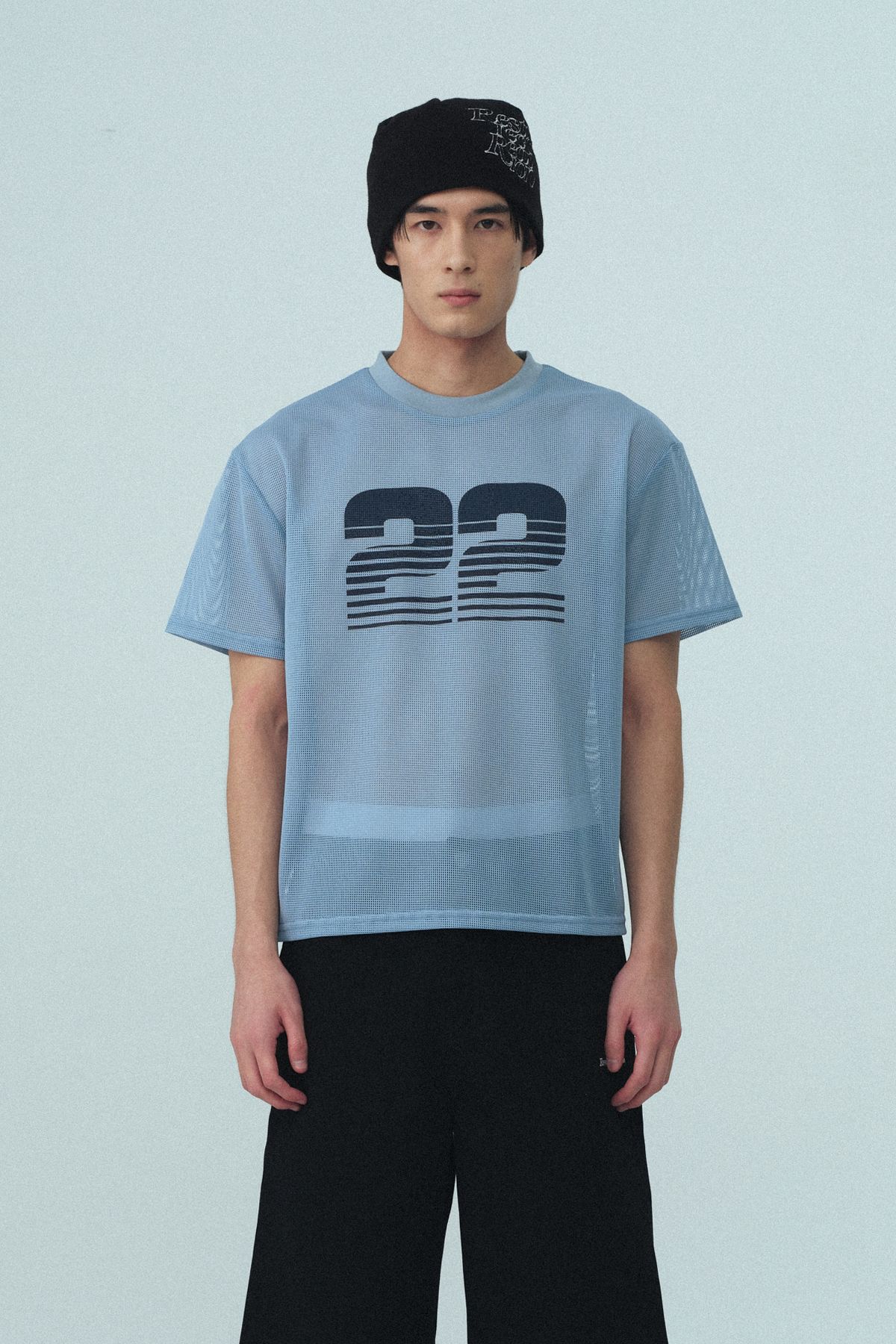 레스트앤레크레이션(REST&RECREATION) 22 MESH TOP - SKY BLUE