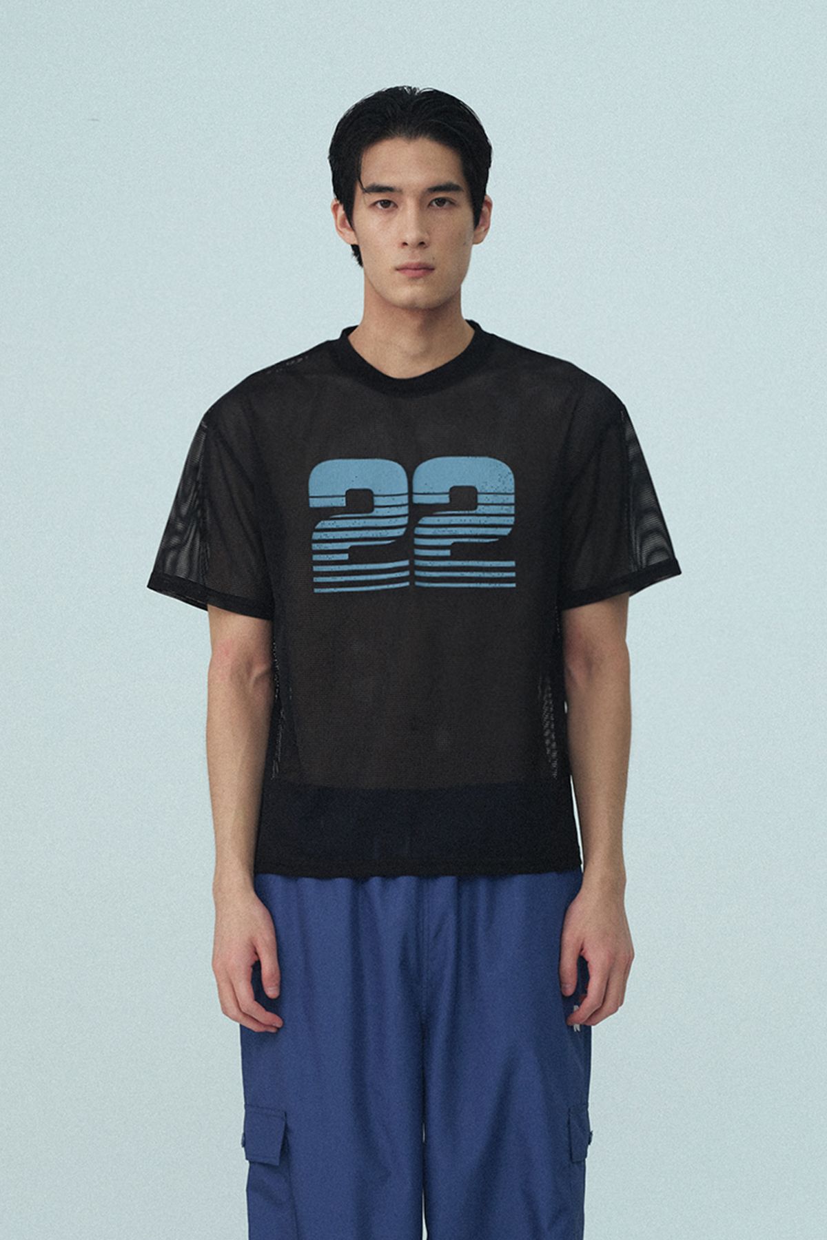 레스트앤레크레이션(REST&RECREATION) 22 MESH TOP - BLACK