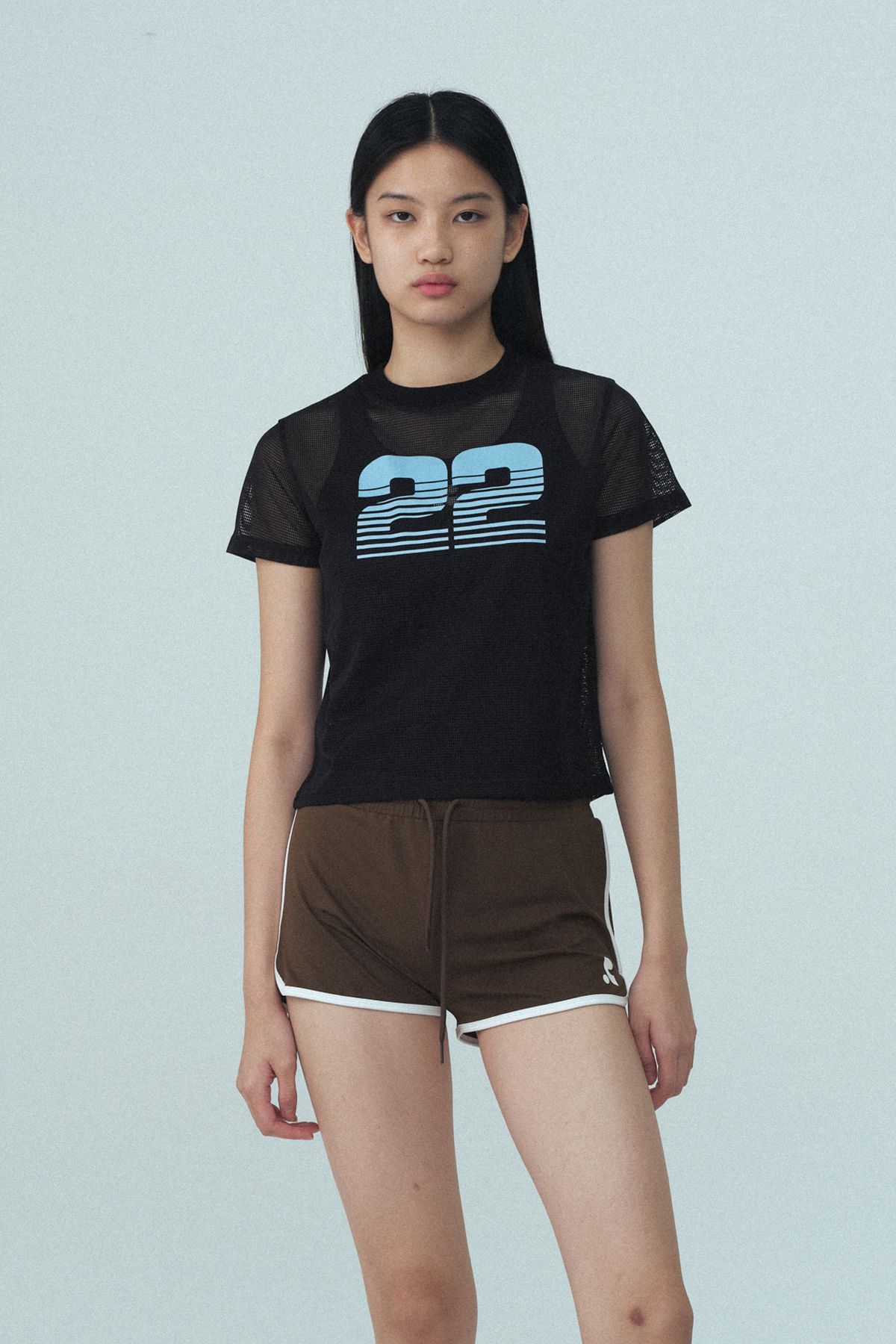 레스트앤레크레이션(REST&RECREATION) 22 MESH TOP - BLACK