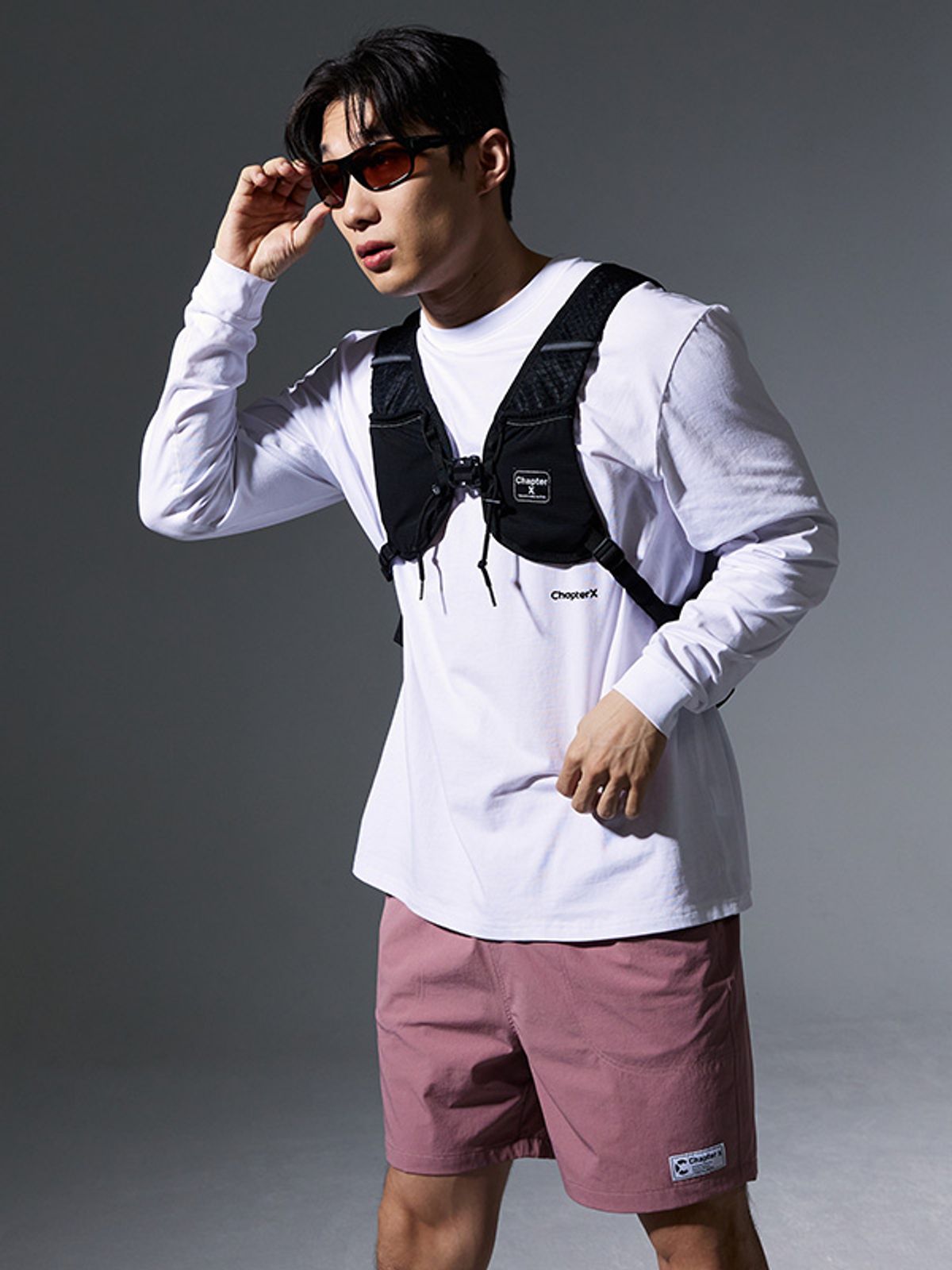 챕터엑스(CHAPTER.X) 워터프루프 데일리 릴렉스 쇼츠 (Pink)