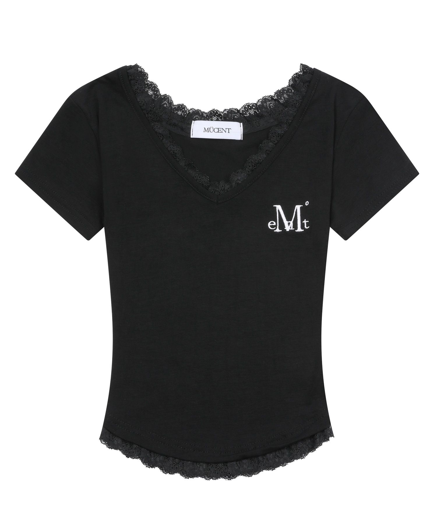 Vネック MUSINSA公式 | MUCENT サニアレースVネック半袖Tシャツ（6カラー）