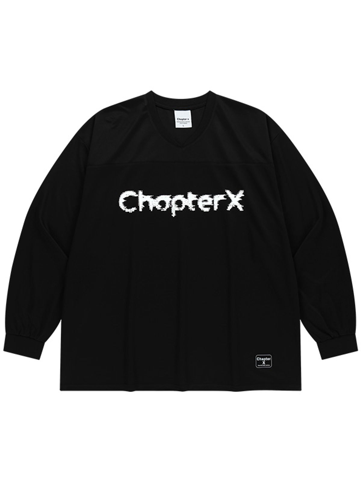 챕터엑스(CHAPTER.X) 쿨링 아메리칸 풋볼 롱 슬리브 (Black)