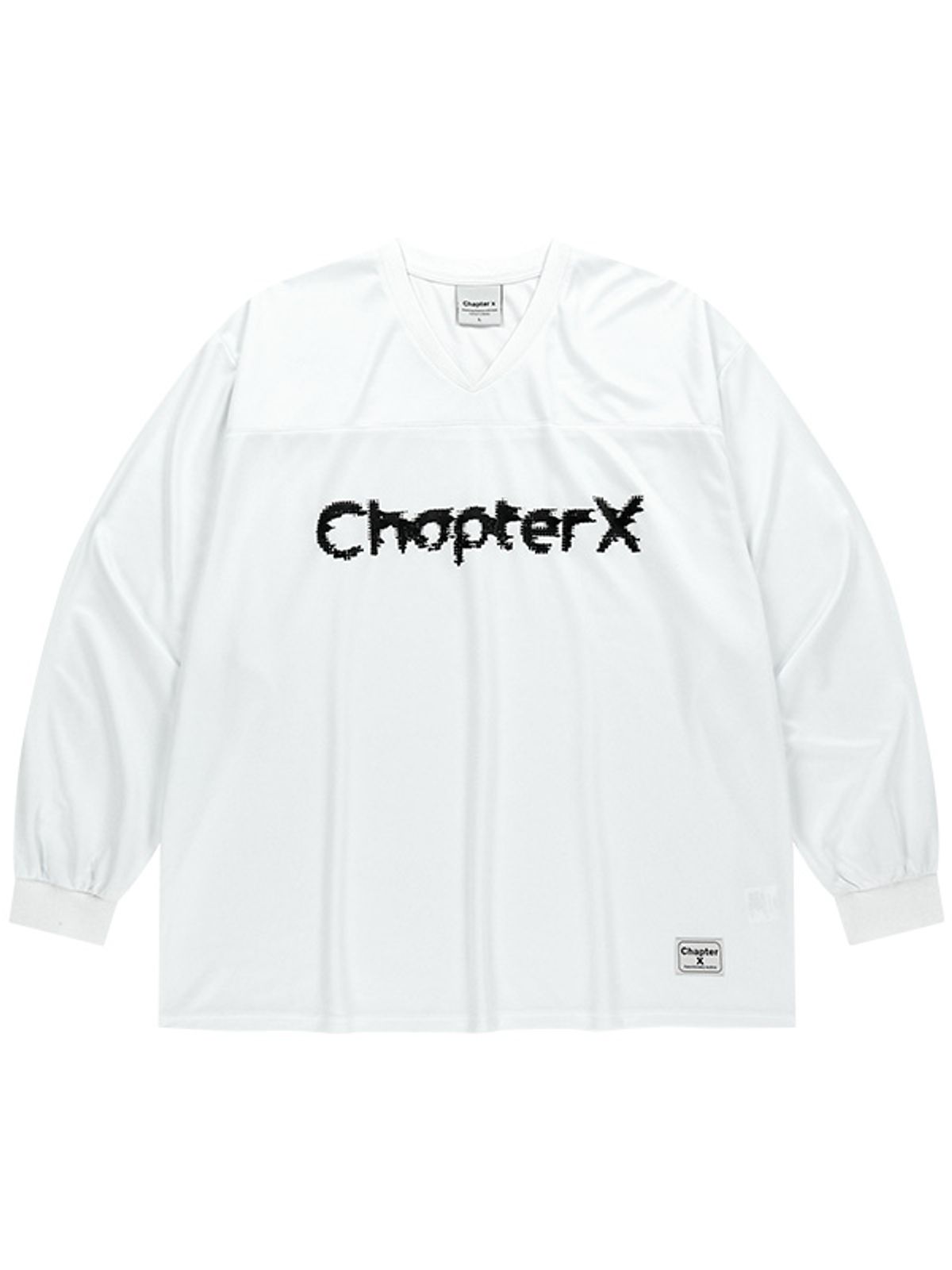 챕터엑스(CHAPTER.X) 쿨링 아메리칸 풋볼 롱 슬리브 (White)
