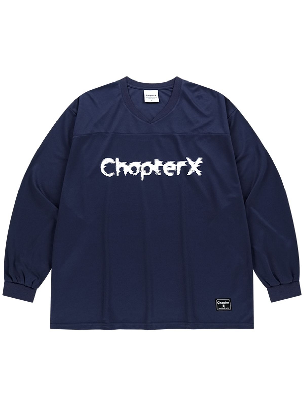 챕터엑스(CHAPTER.X) 쿨링 아메리칸 풋볼 롱 슬리브 (Navy)