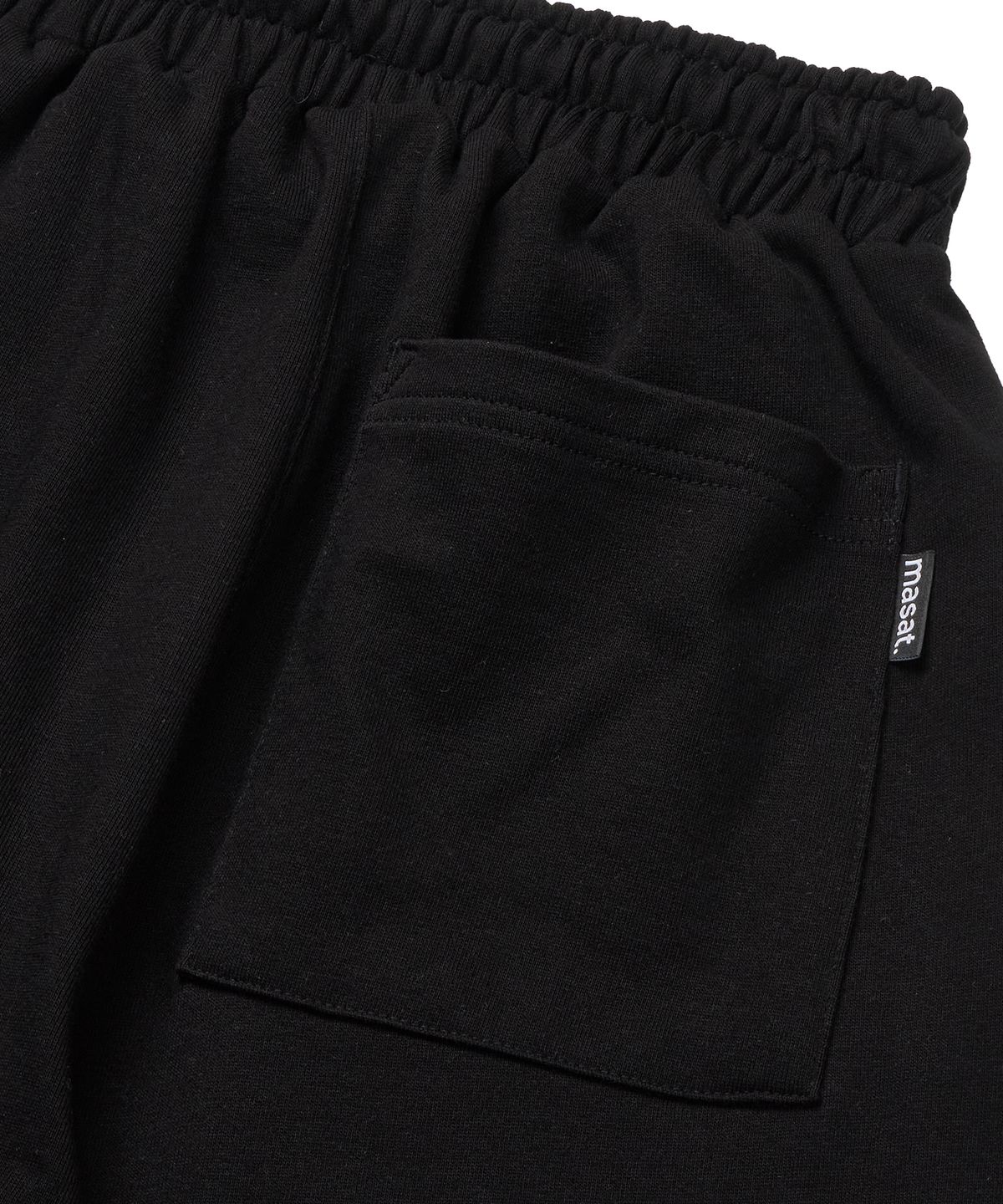 마사트(MASAT) One Tuck Easy Sweat pants _ Black