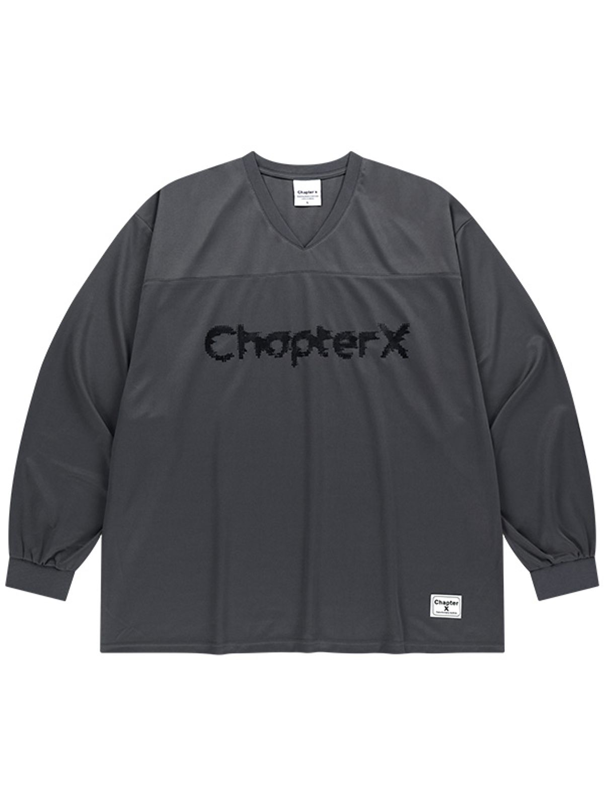 챕터엑스(CHAPTER.X) 쿨링 아메리칸 풋볼 롱 슬리브 (Grey)