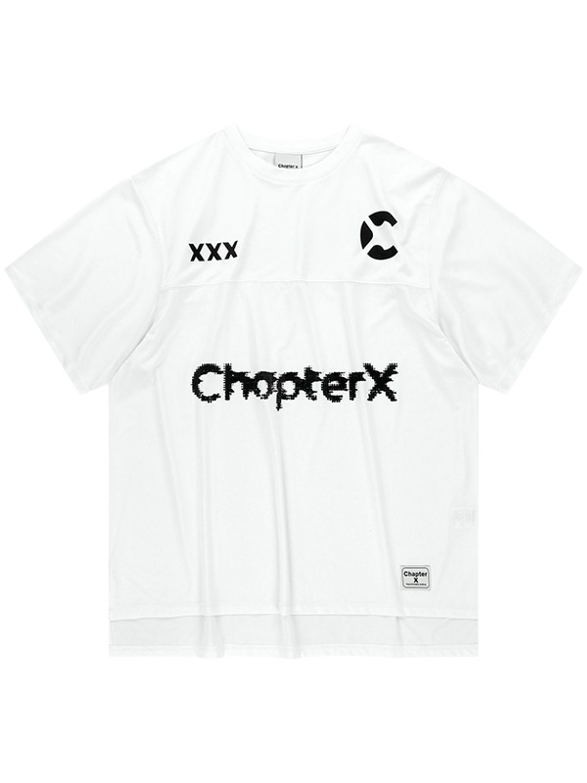 챕터엑스(CHAPTER.X) 쿨링 아메리칸 풋볼져지 하프슬리브 (White)