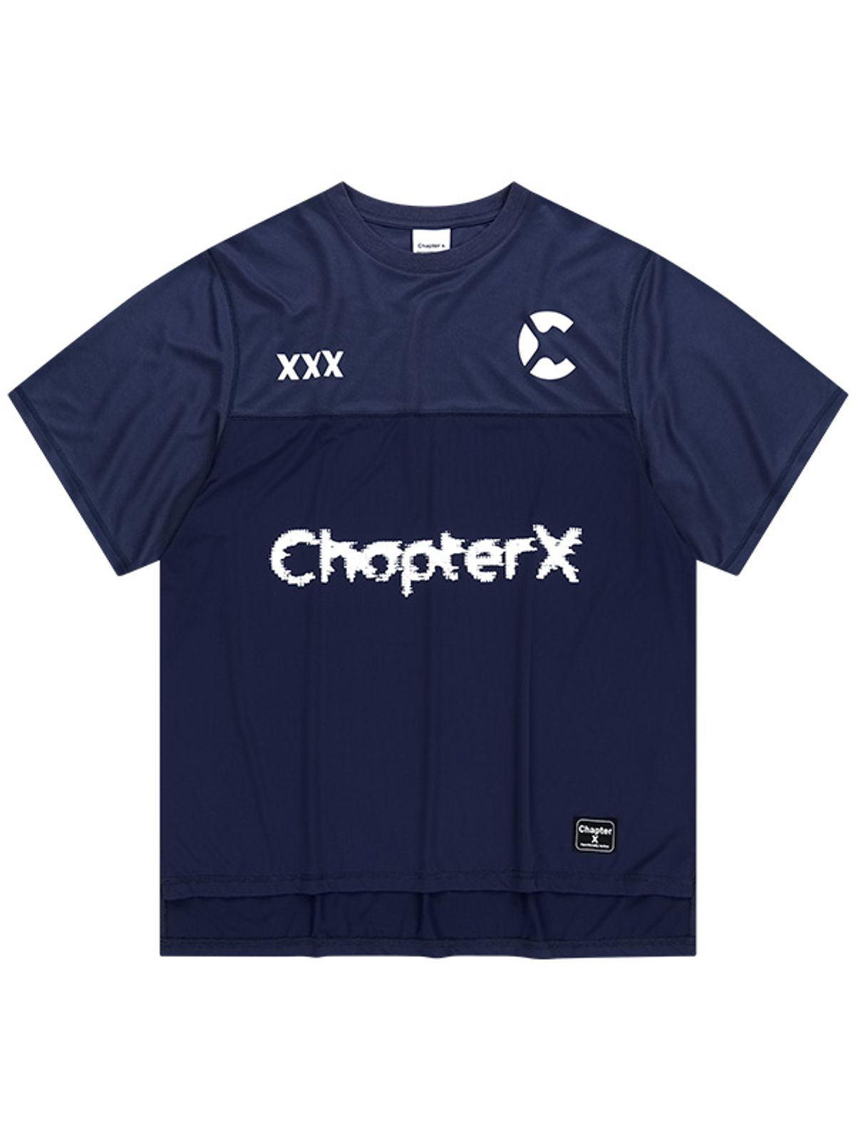 챕터엑스(CHAPTER.X) 쿨링 아메리칸 풋볼져지 하프슬리브 (Navy)