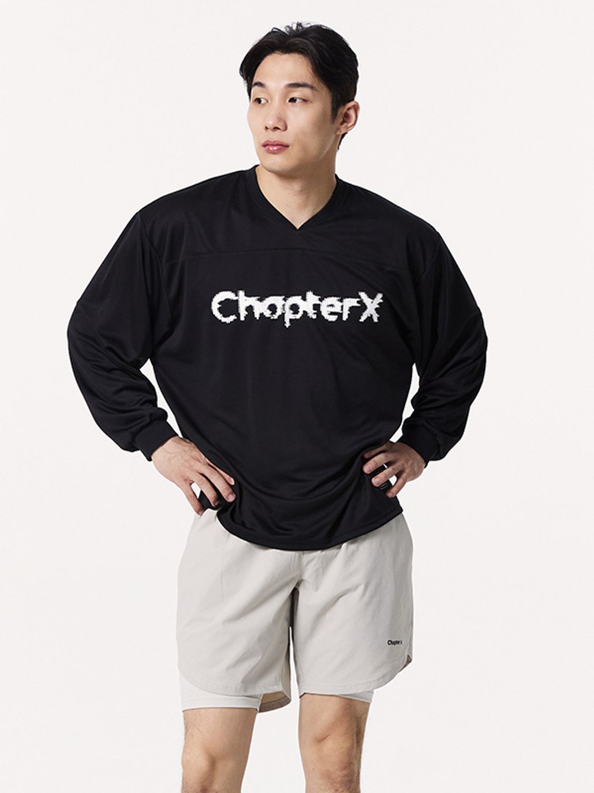 챕터엑스(CHAPTER.X) 이너 레깅스 피지컬 액티브 쇼츠(Beige)