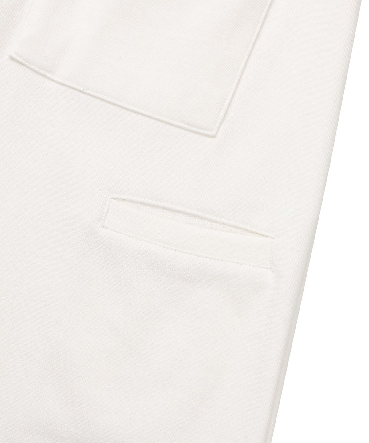 마사트(MASAT) Small Poket Bermuda Sweat Pants _ Off White