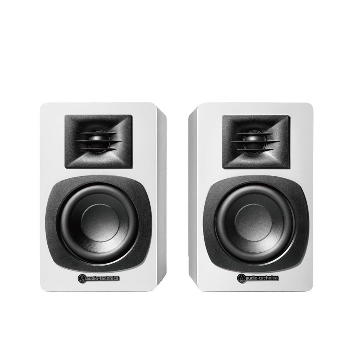 오디오테크니카(AUDIOTECHNICA) AT-SP3X WH 무선 블루투스 파워드 북쉘프 스피커