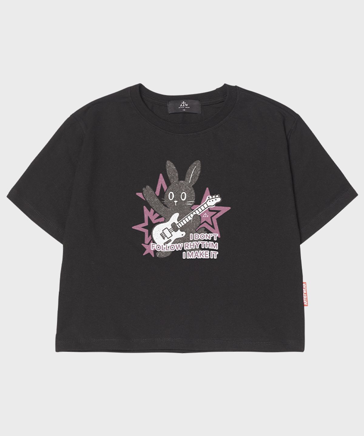 아티스트웨어(ARTISTWEAR) [ATW] 버니팝 크롭 반팔티