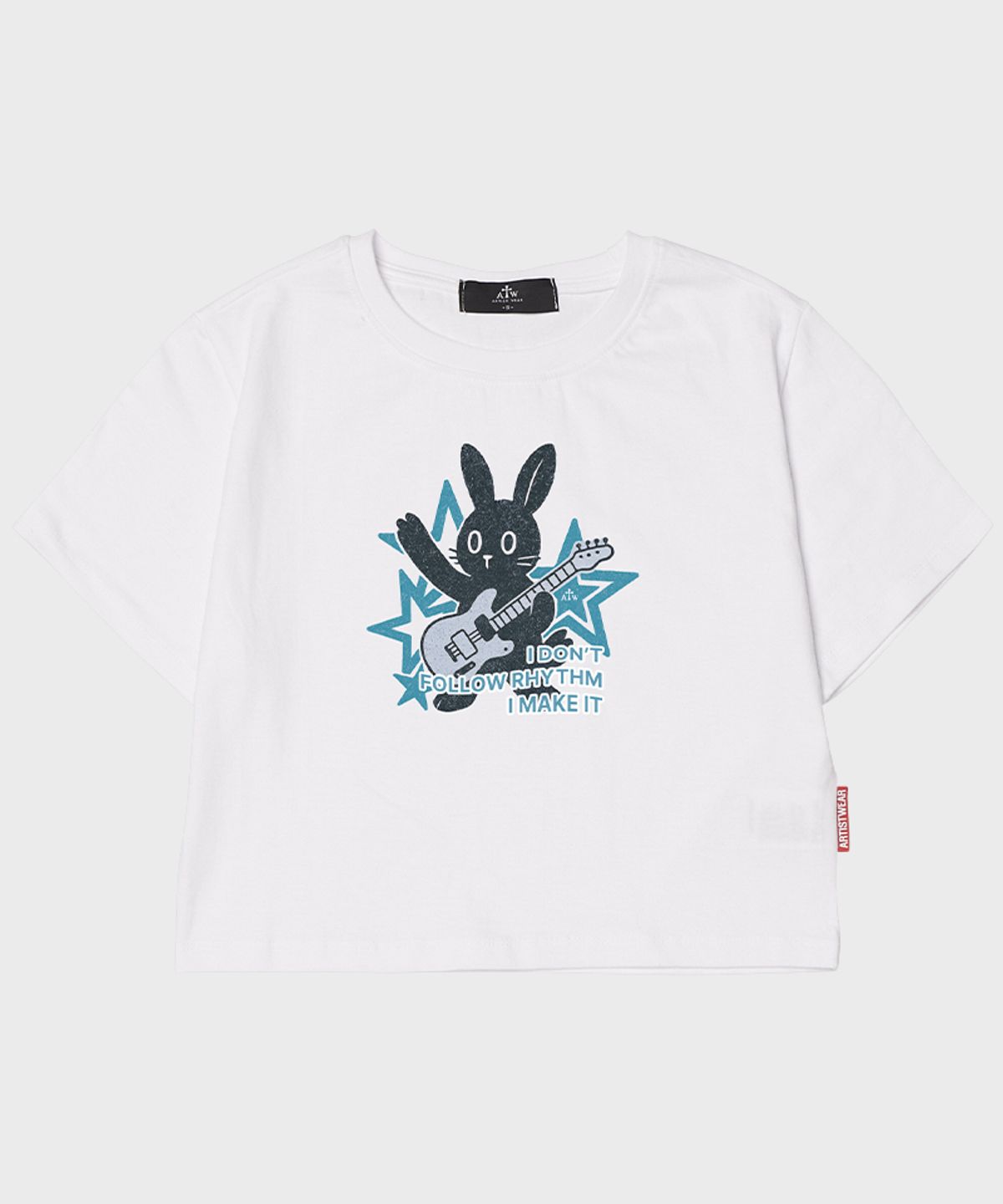 아티스트웨어(ARTISTWEAR) [ATW] 버니팝 크롭 반팔티