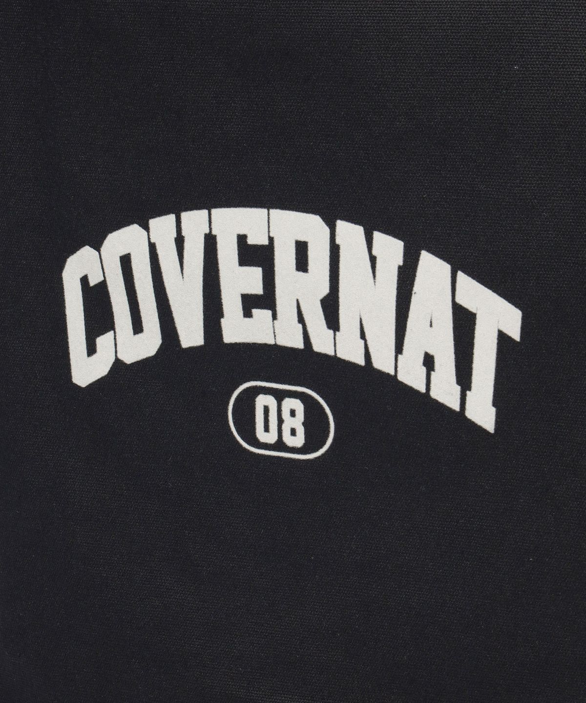 커버낫(COVERNAT) C 로고 캔버스백 Black