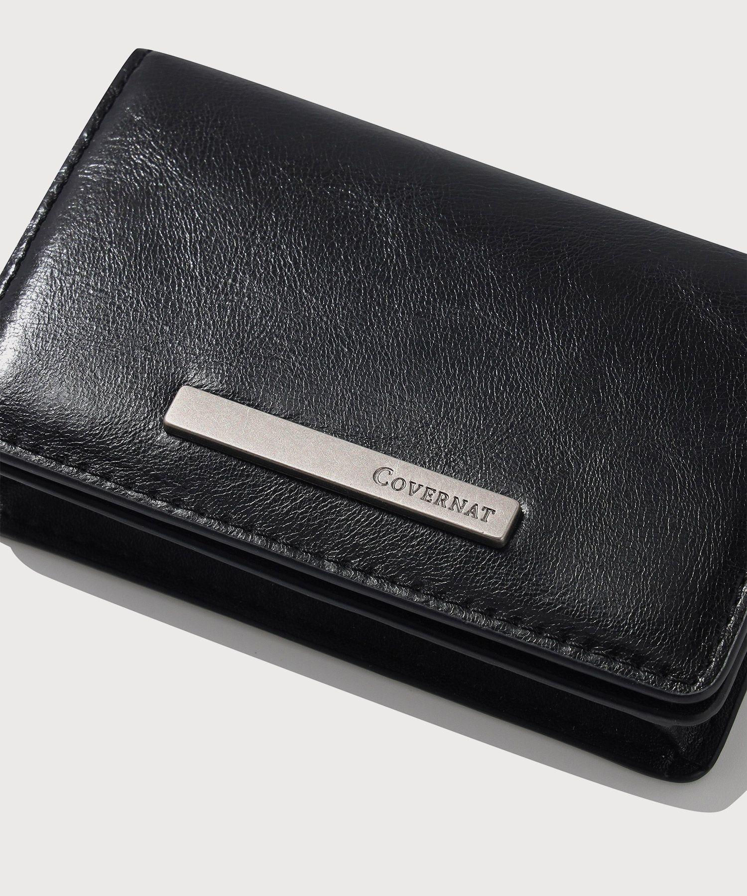 【COVERNAT】 Canvas Card Holder - BLACK MOYNAT-