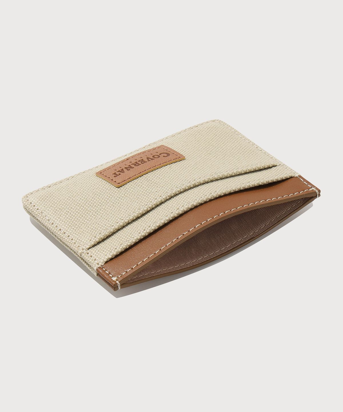 커버낫(COVERNAT) 캔버스 카드홀더 Beige