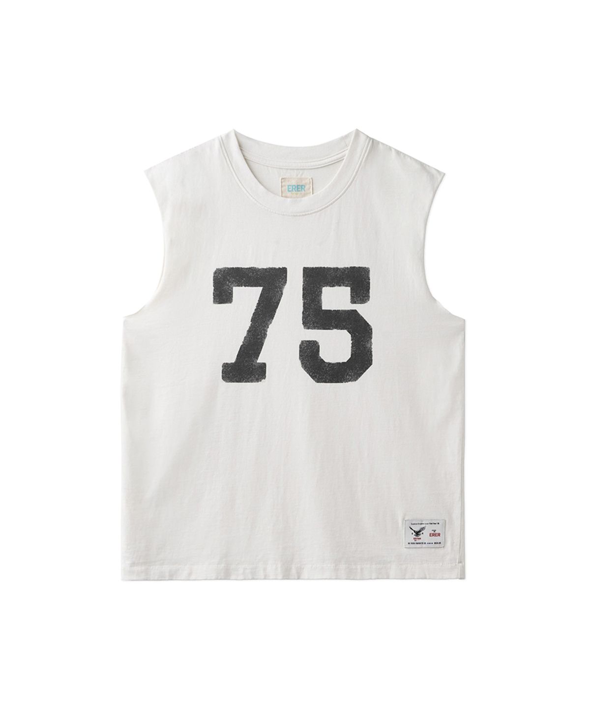 에르에르(ERER) Vintage 75 Artwork Sleeveless White
