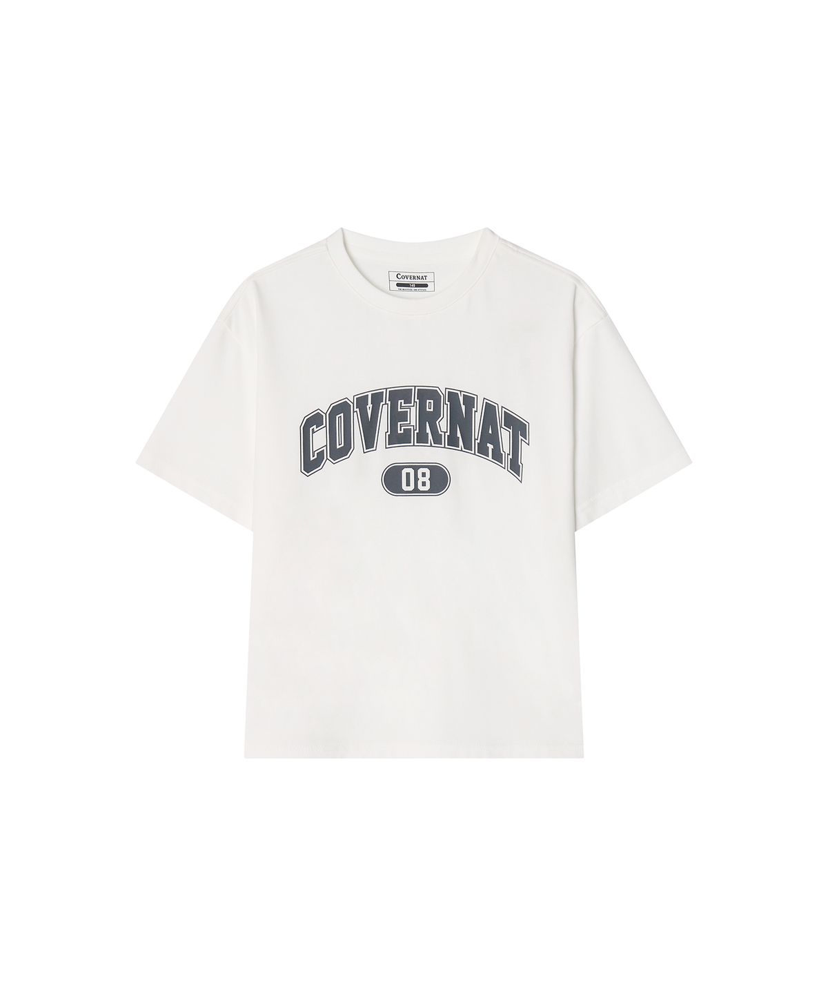 커버낫 키즈(COVERNAT KIDS) 아치 08 로고 티셔츠 화이트 CK2502ST10WH