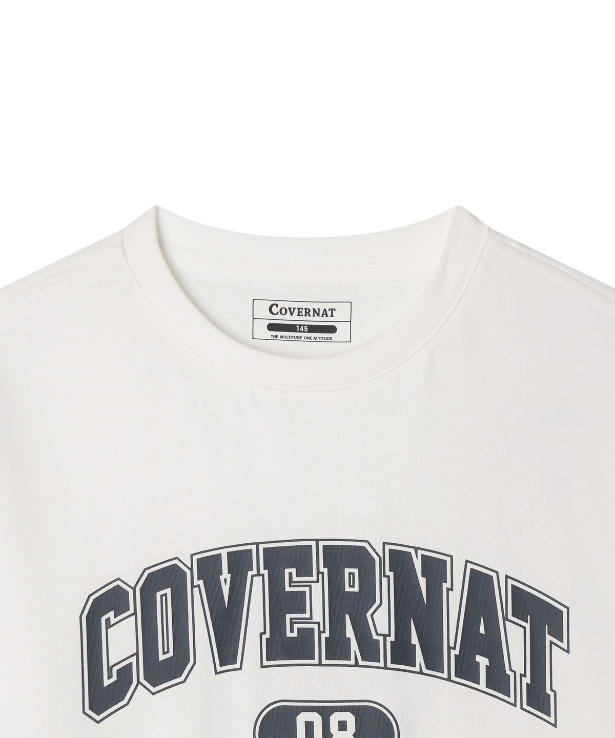 커버낫 키즈(COVERNAT KIDS) 아치 08 로고 티셔츠 화이트 CK2502ST10WH