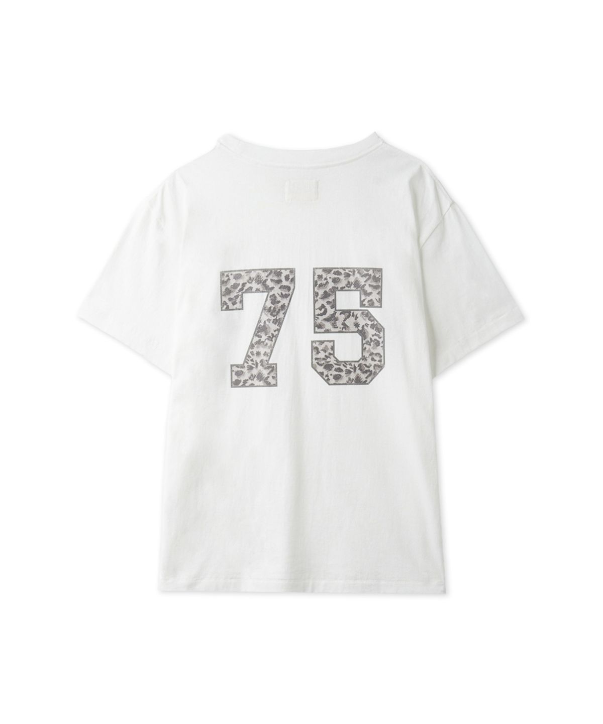 에르에르(ERER) Vintage Leopard New York Artwork T-Shirt White
