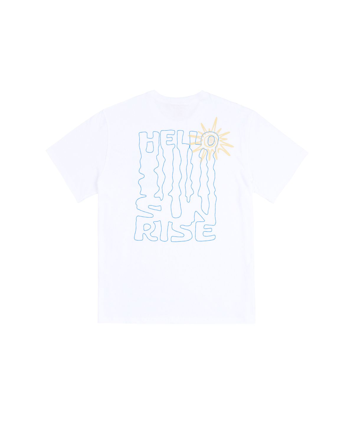 헬로 선라이즈(HELLO SUNRISE) HS Winding Typo Tee_White