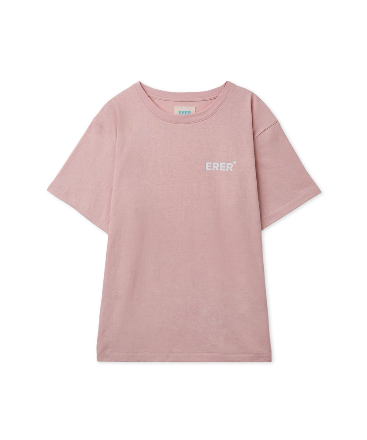 에르에르(ERER) ERER D-Logo T-Shirt Pink