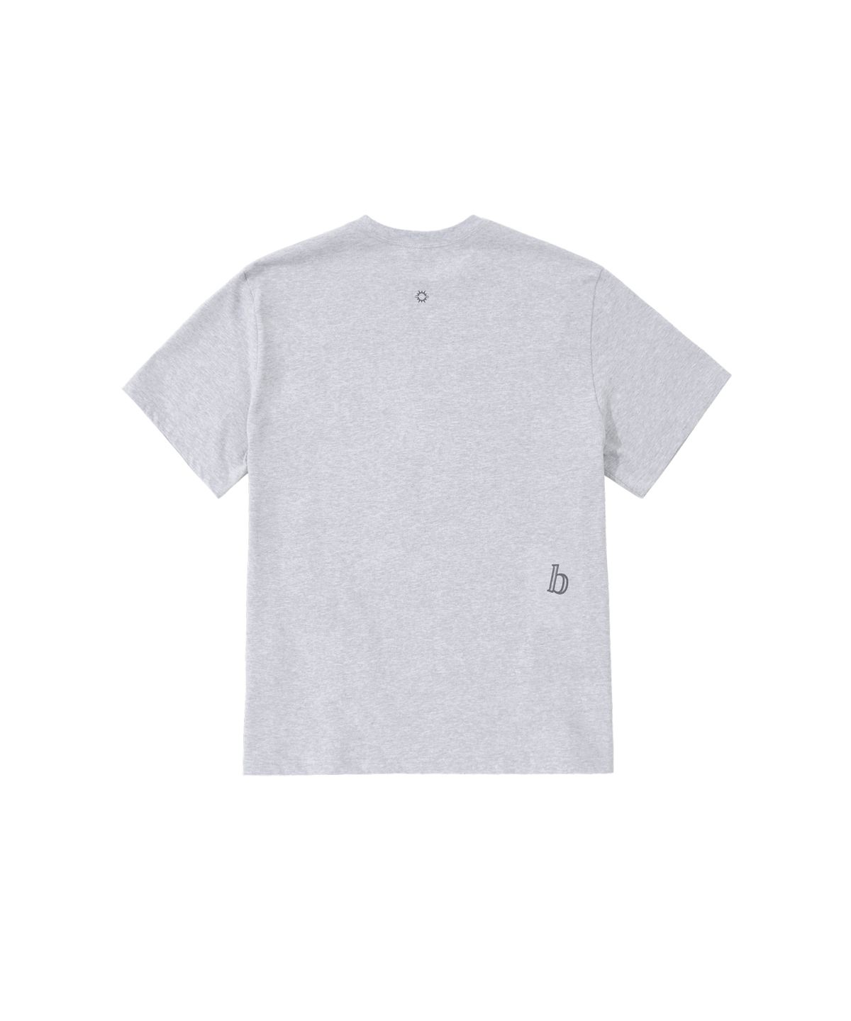 헬로 선라이즈(HELLO SUNRISE) Hello Sunrise Find My B Tee_3% Melange Gray