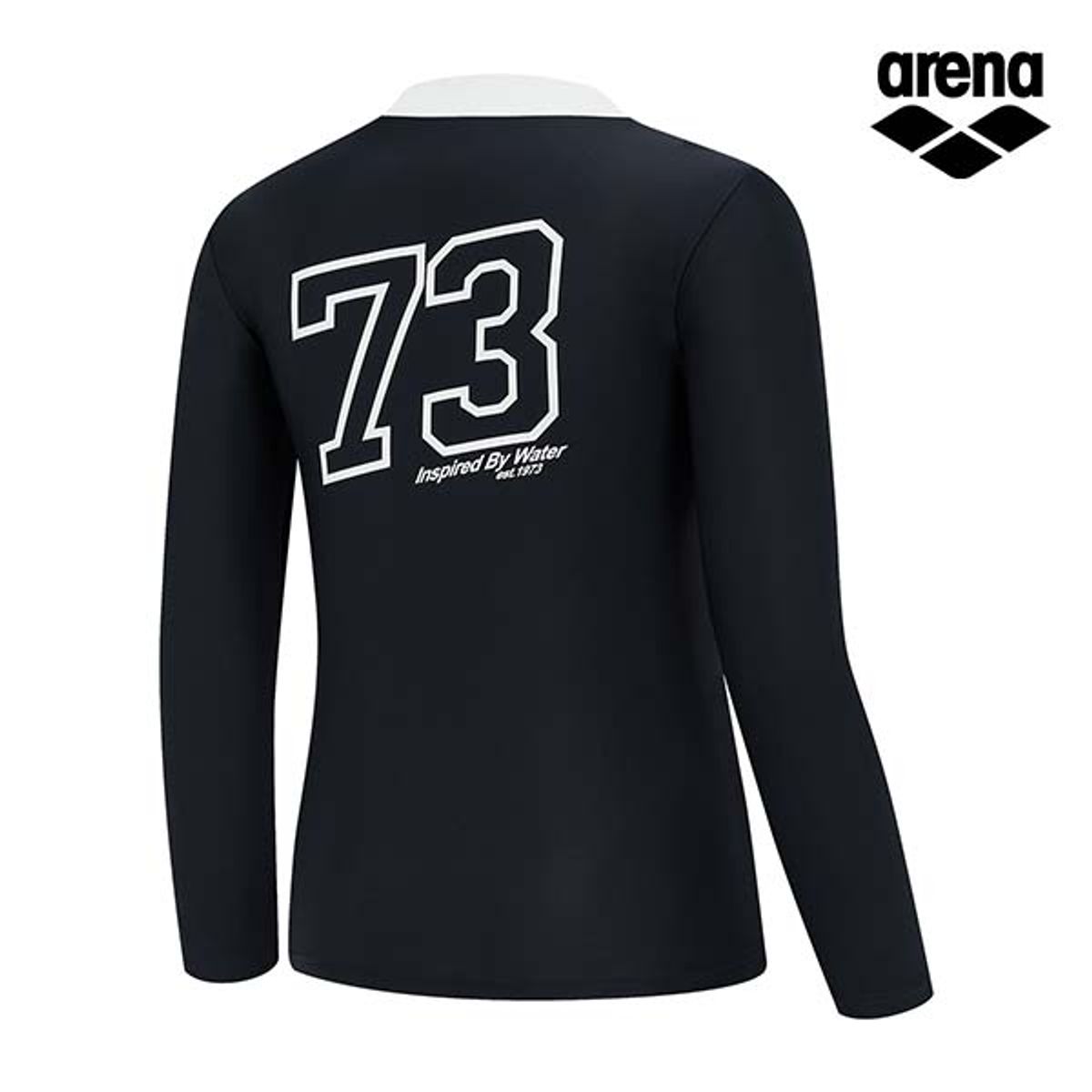 아레나 키즈(ARENA KIDS) 넘버링 아동 집업 래쉬가드 A5BB1BC06BLK