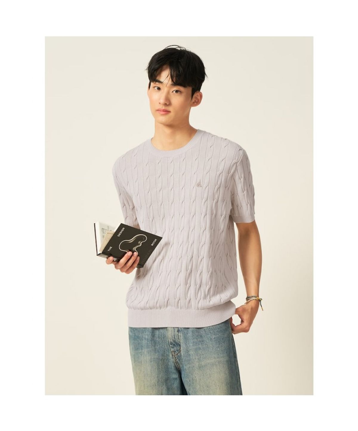 빈폴 멘(BEANPOLE MEN) [빈폴솔솔니트] 케이블 라운드 니트  베이지