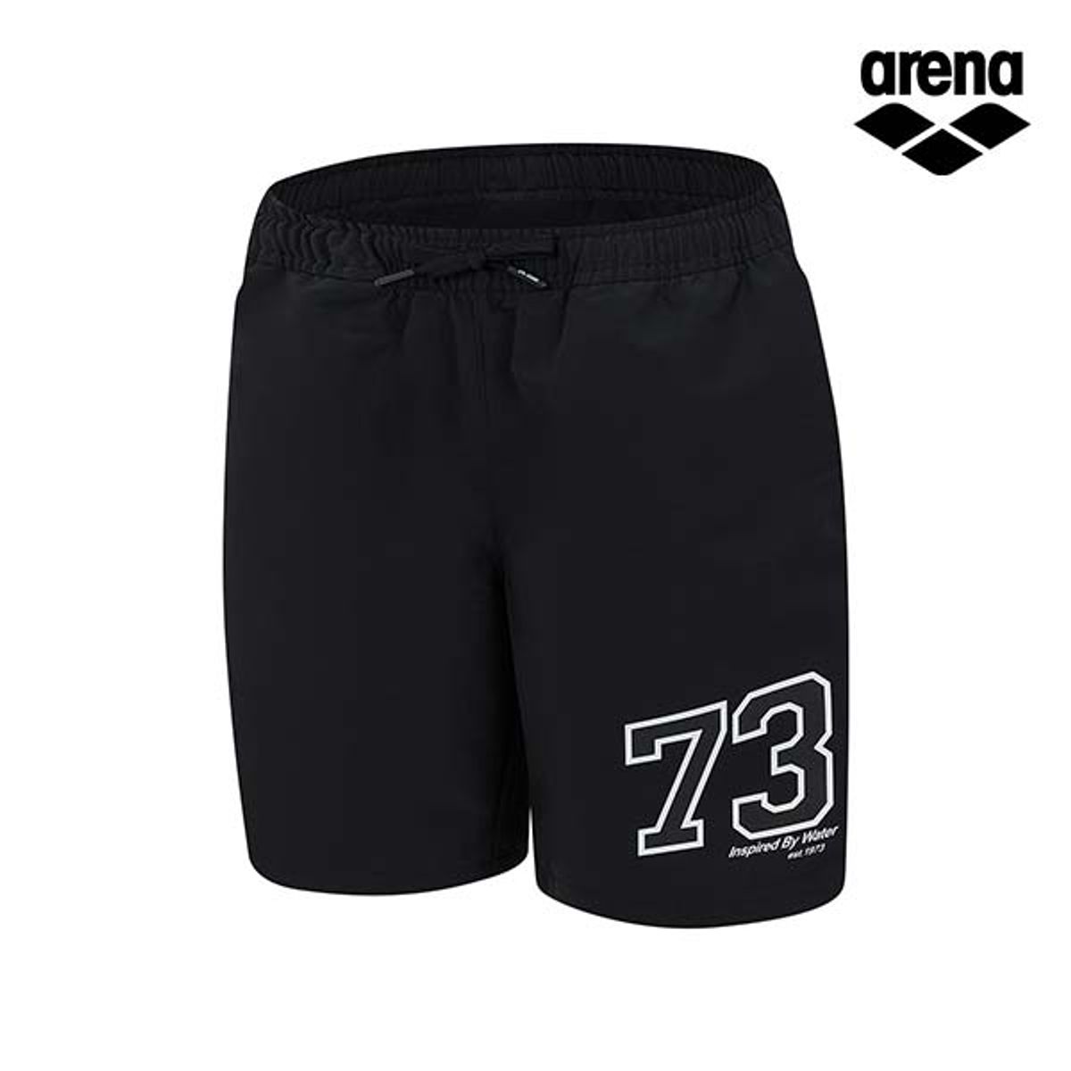 아레나 키즈(ARENA KIDS) 넘버링 아동 5부 팬츠 A5BB1BW81BLK