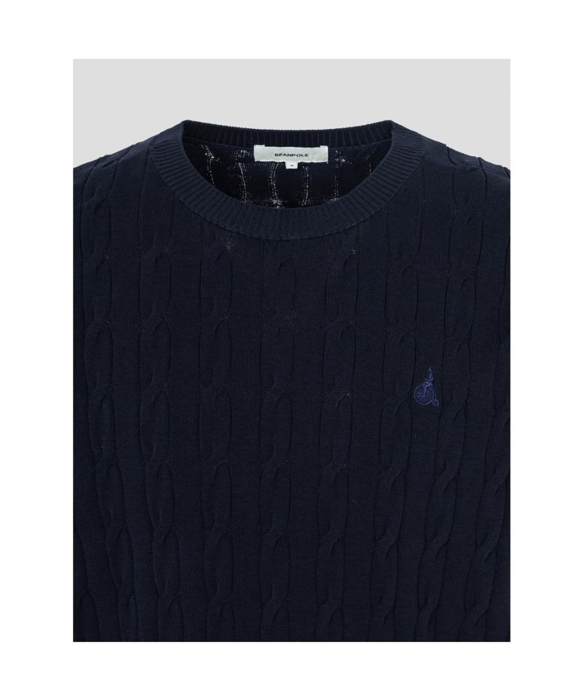 빈폴 멘(BEANPOLE MEN) [빈폴솔솔니트] 케이블 라운드 니트  네이비