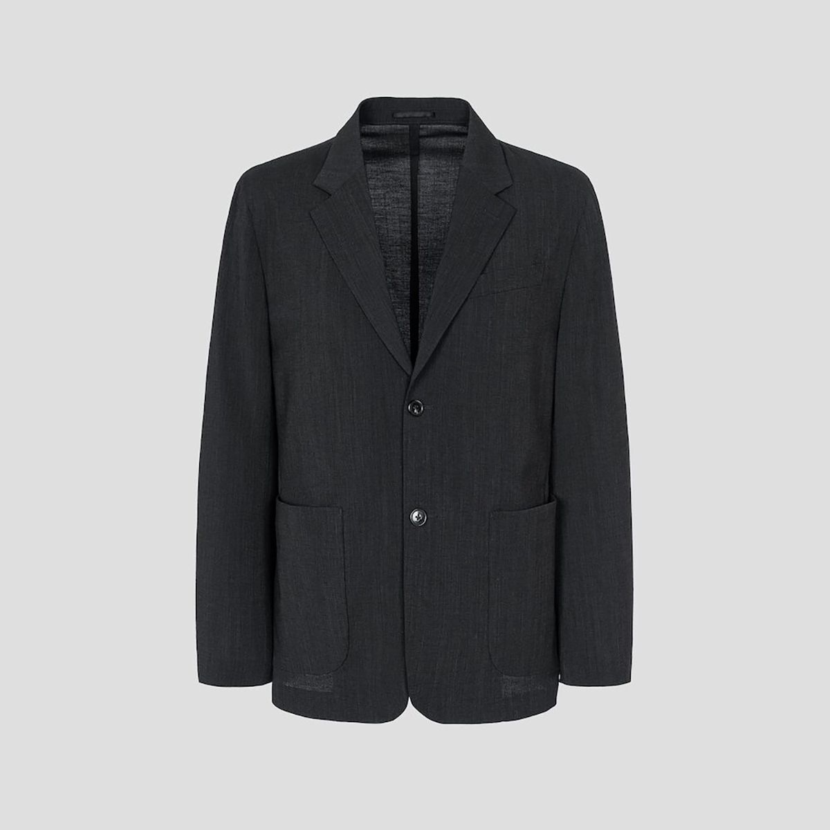 빈폴 멘(BEANPOLE MEN) 울 블렌드 시어서커 셋업 재킷  애쉬