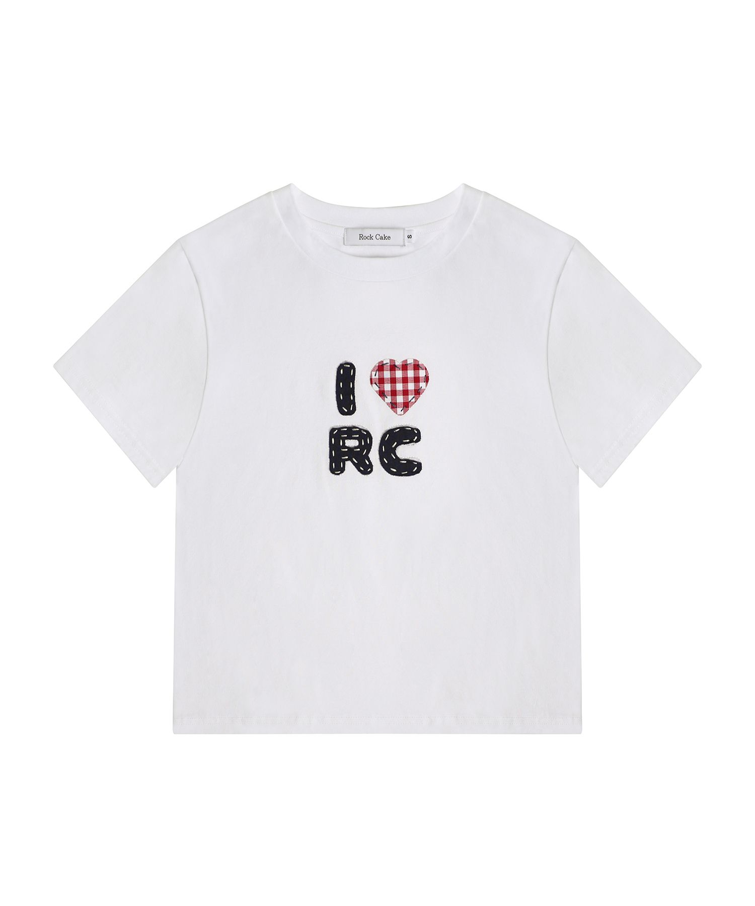 [ROCKCAKE] Check Heart Top /追跡付 MUSINSA | ROCKCAKE Check Heart Top - White