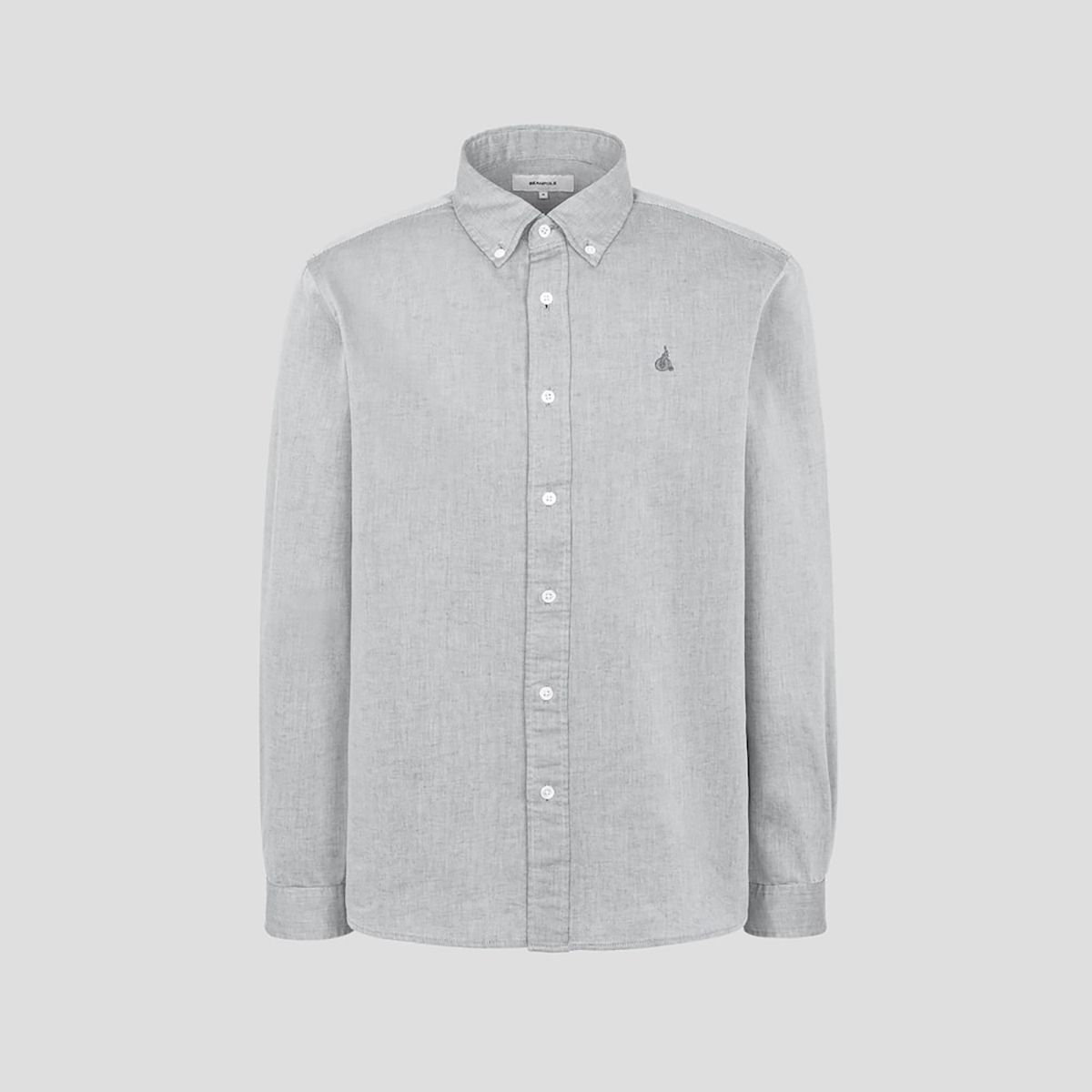 빈폴 멘(BEANPOLE MEN) 투톤 샴브레이 셔츠  애쉬