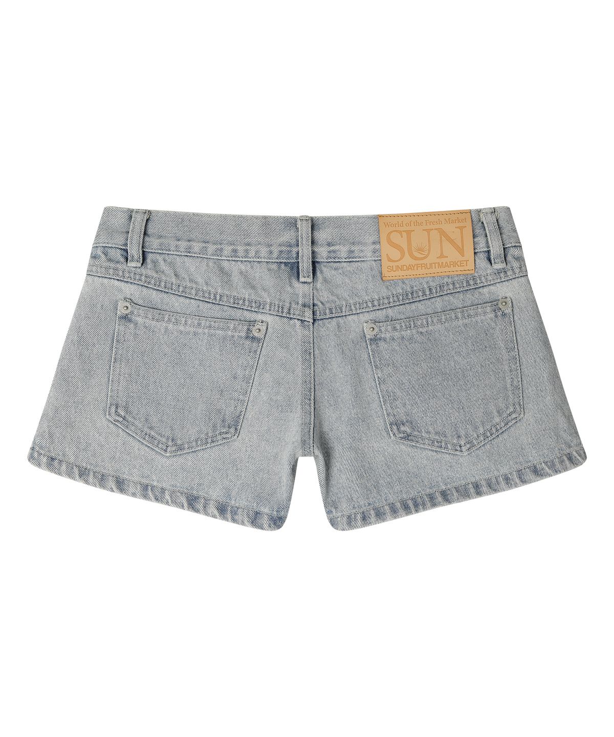 선데이후르츠마켓(SUNDAY FRUIT MARKET) W) BEACH DENIM SHORT