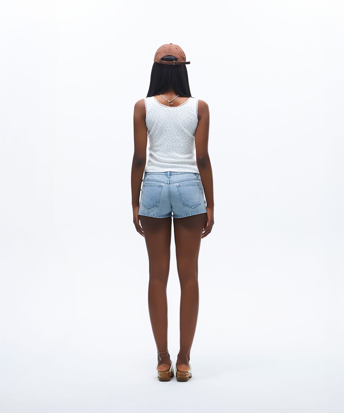 선데이후르츠마켓(SUNDAY FRUIT MARKET) W) BEACH DENIM SHORT