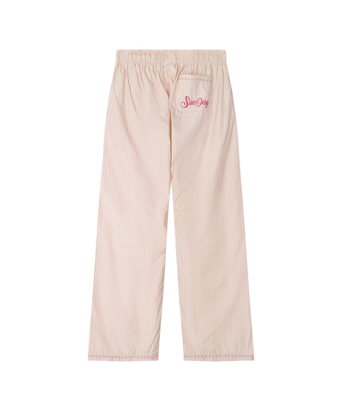 선데이후르츠마켓(SUNDAY FRUIT MARKET) BEACH STRIPE PANT PINK