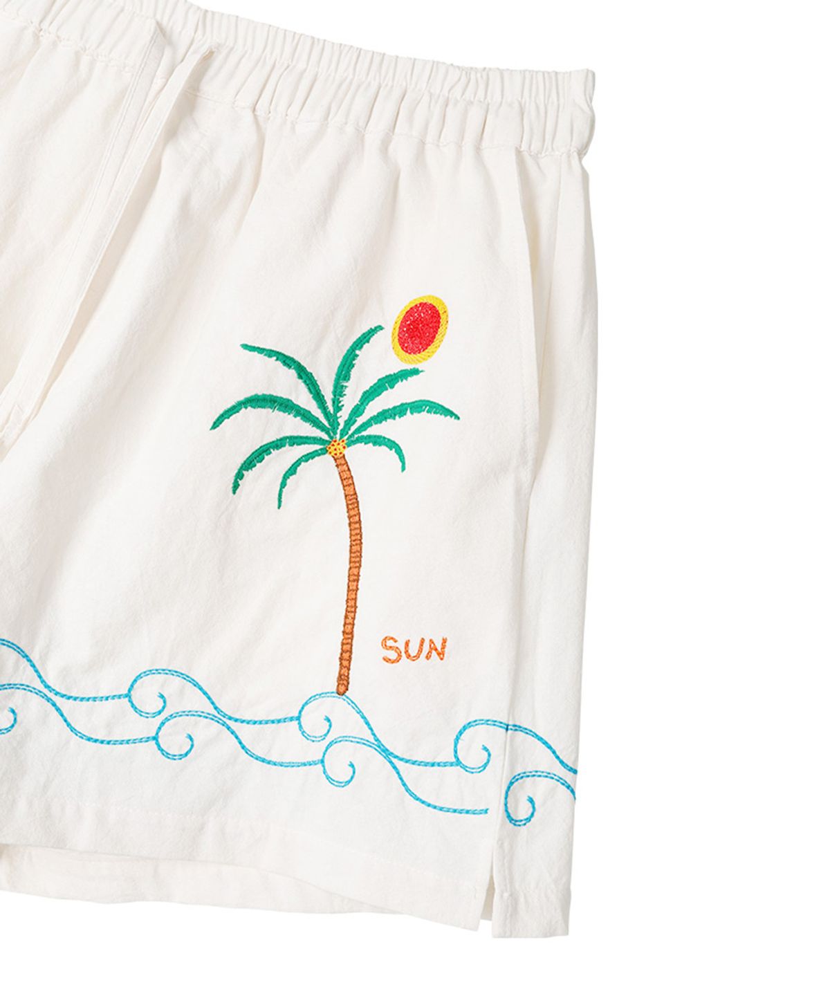 선데이후르츠마켓(SUNDAY FRUIT MARKET) SUN BEACH SHORT IVORY
