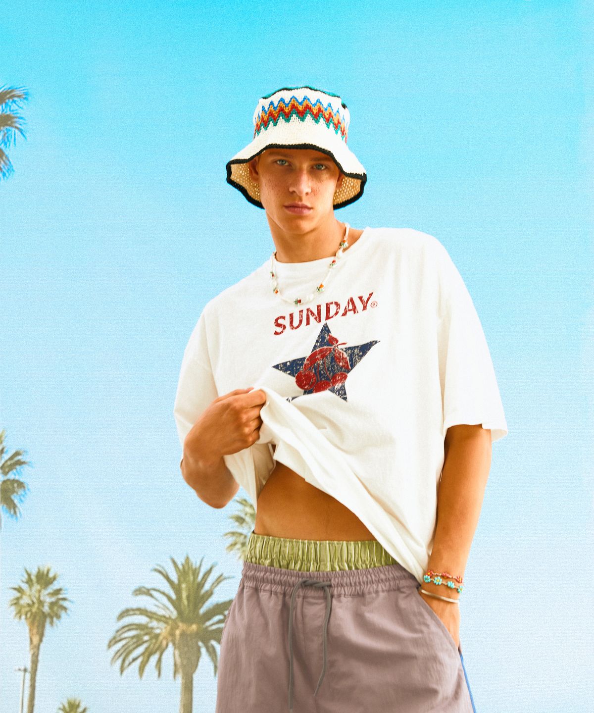 선데이후르츠마켓(SUNDAY FRUIT MARKET) DAY SUN SHORT NAVY