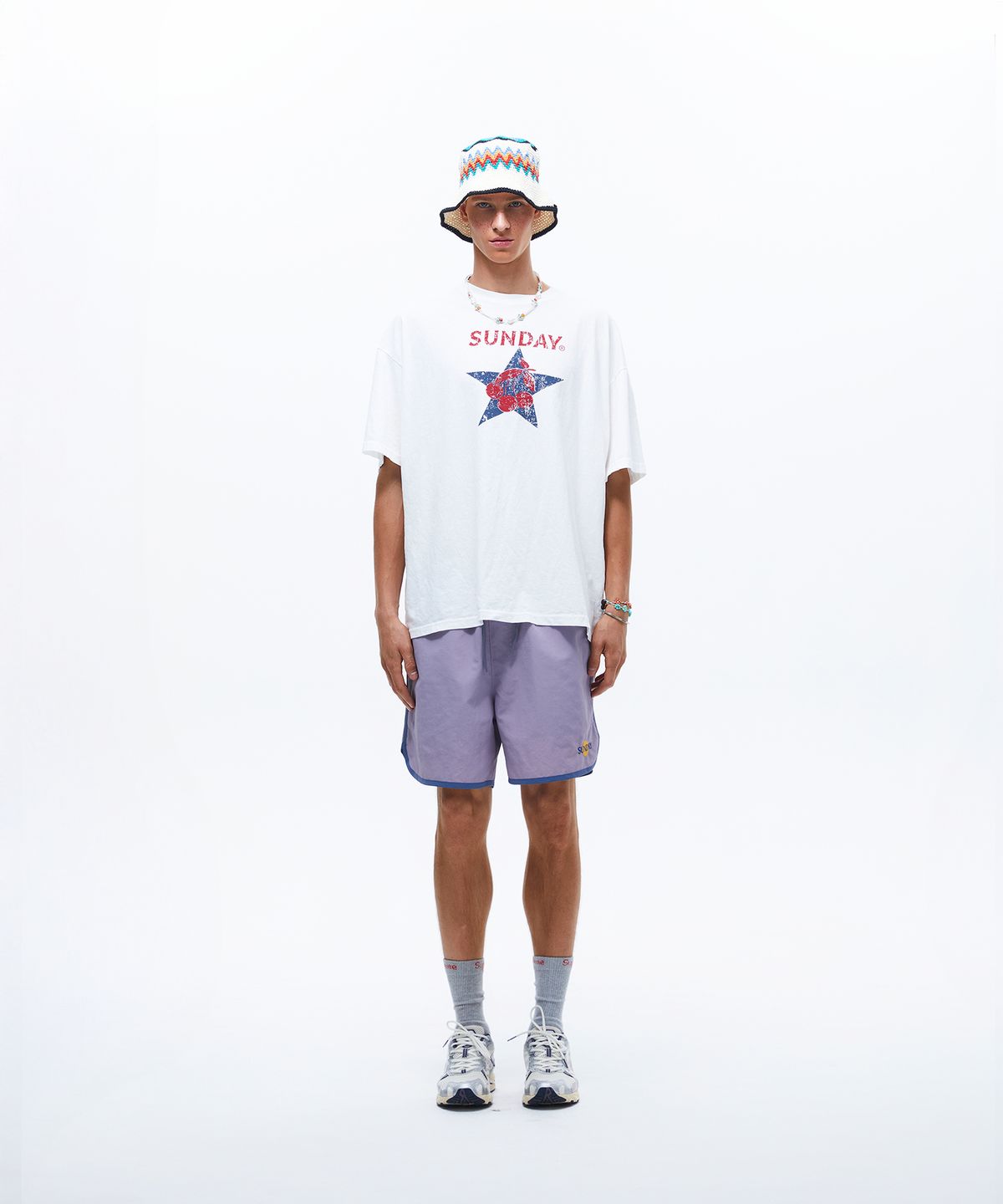 선데이후르츠마켓(SUNDAY FRUIT MARKET) DAY SUN SHORT NAVY