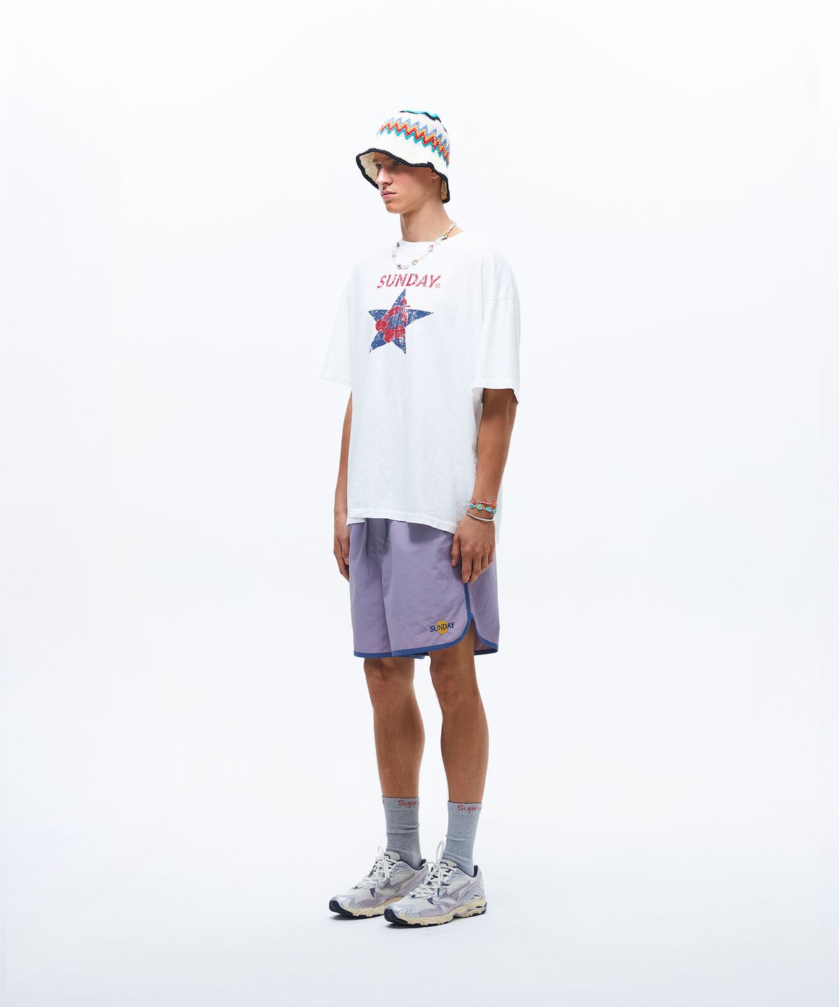 선데이후르츠마켓(SUNDAY FRUIT MARKET) DAY SUN SHORT NAVY
