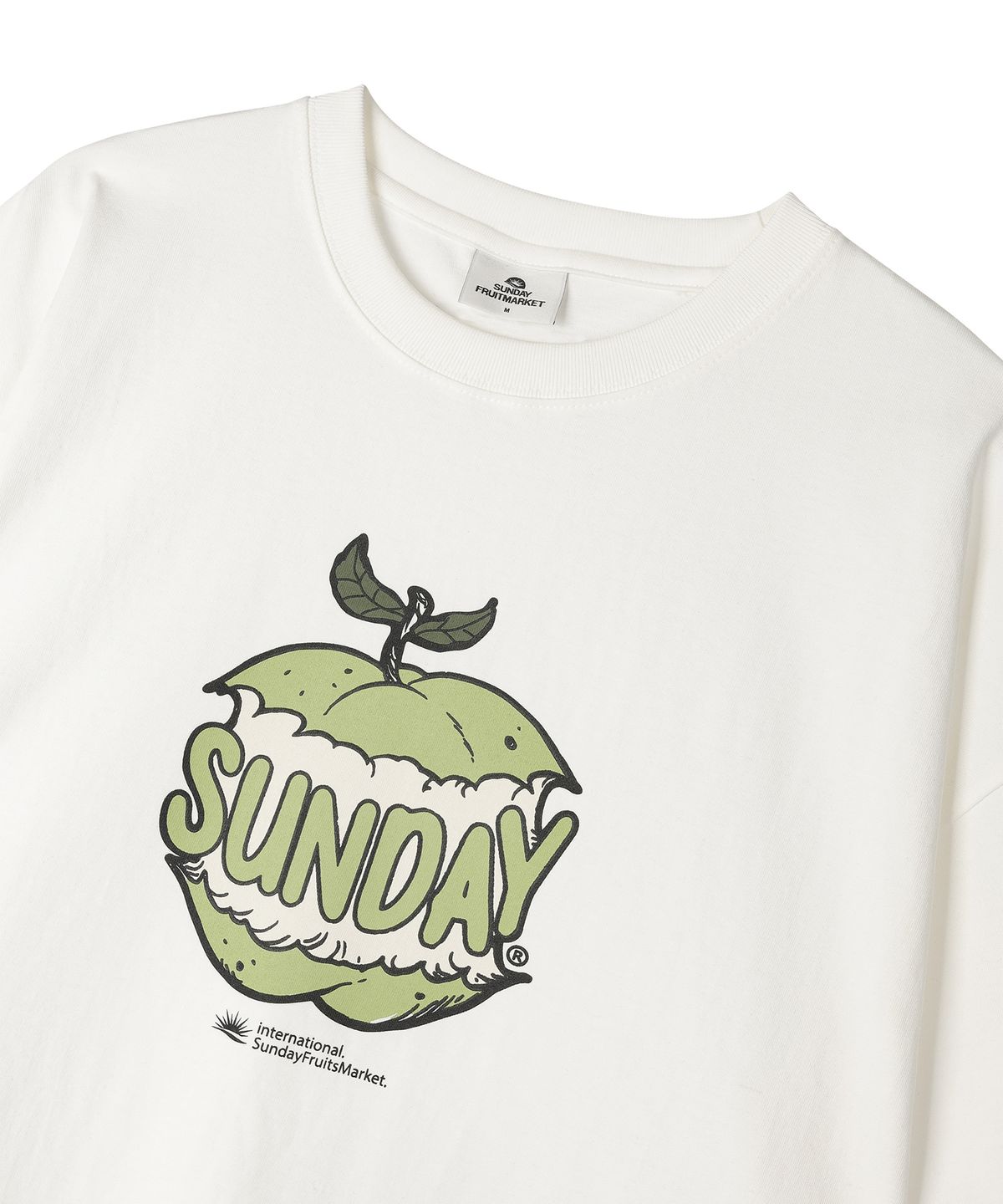 선데이후르츠마켓(SUNDAY FRUIT MARKET) SUNDAY APPLE TEE IVORY