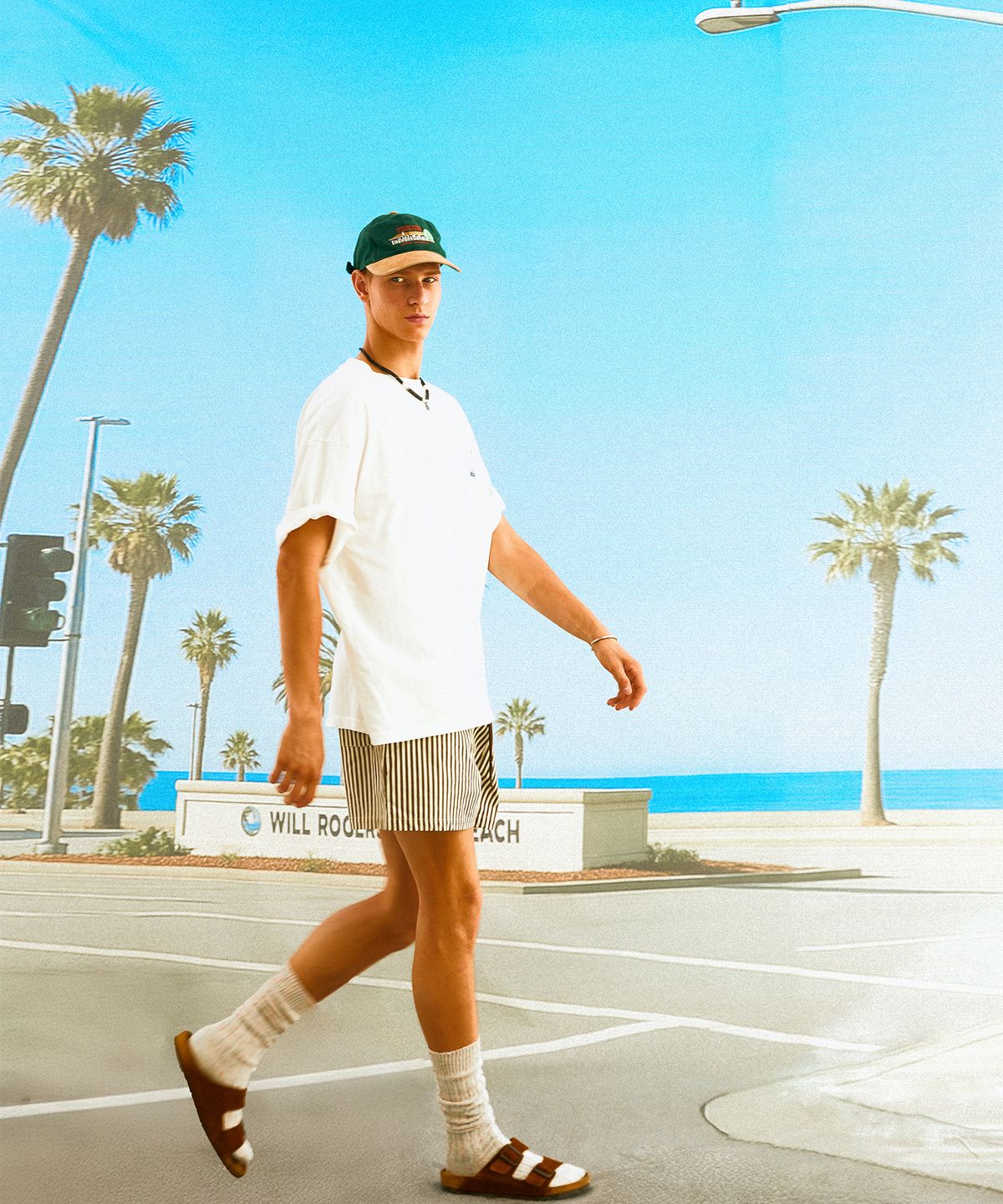 선데이후르츠마켓(SUNDAY FRUIT MARKET) BOAT POCKET TEE IVORY