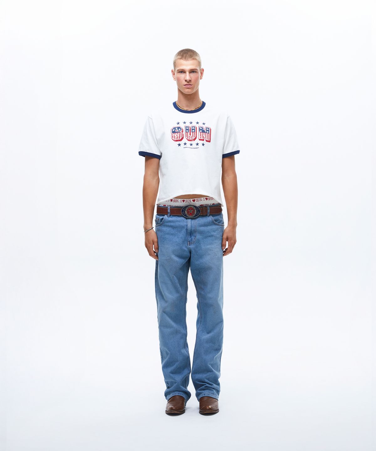선데이후르츠마켓(SUNDAY FRUIT MARKET) SUN STAR TEE IVORY