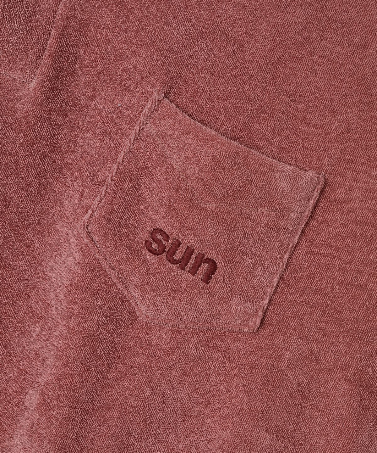 선데이후르츠마켓(SUNDAY FRUIT MARKET) TERRY COLLAR TEE PINK
