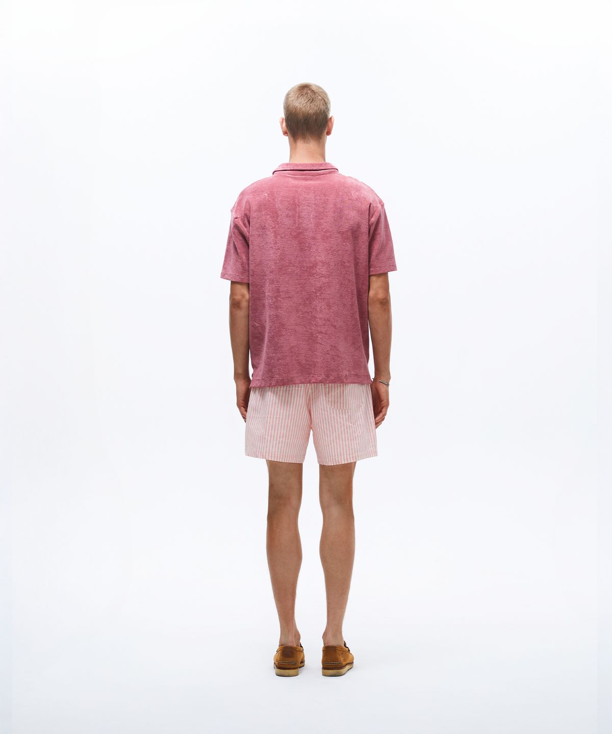 선데이후르츠마켓(SUNDAY FRUIT MARKET) TERRY COLLAR TEE PINK